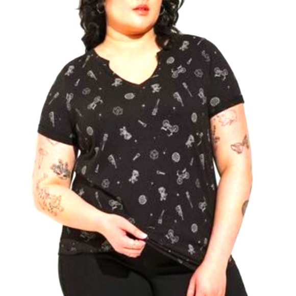 ❤️NWT VINTAGE TORRID TOP - STRANGER THINGS DEMOGORGON TEE - PLUS SIZE SHIRT - Picture 8 of 11